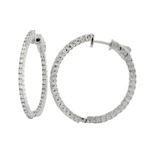 Load image into Gallery viewer, 1.50 Cts Diamonds Hoop Earring H-I Si - 2