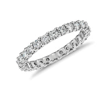 Load image into Gallery viewer, 1.40 cts Common Prong Diamonds Eternity Ring